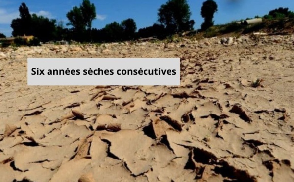 Le volume de pluviométrie en baisse de 44% 