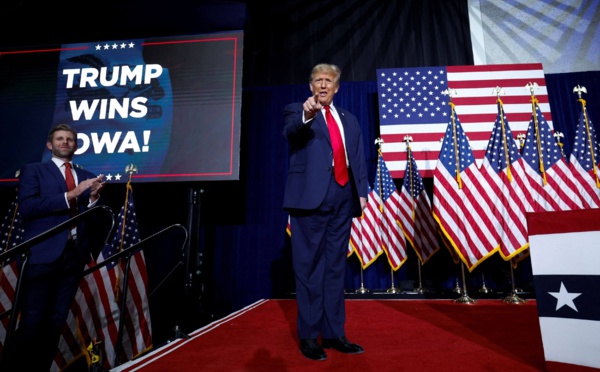 Trump triomphe à l'Iowa avec 50% des voix !