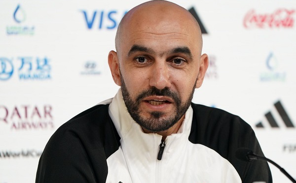 Walid Regragui sur CNN : " Tout oeuvrer pour rendre heureux le peuple marocain " 