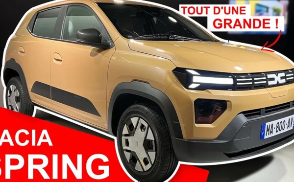 Dacia Spring : l'électrique la moins chère du marché fait peau neuve !