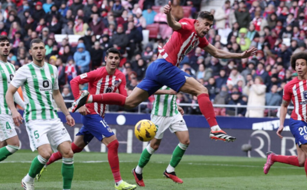 Liga : l'Atlético se relance contre le Betis et met la pression sur le Barça