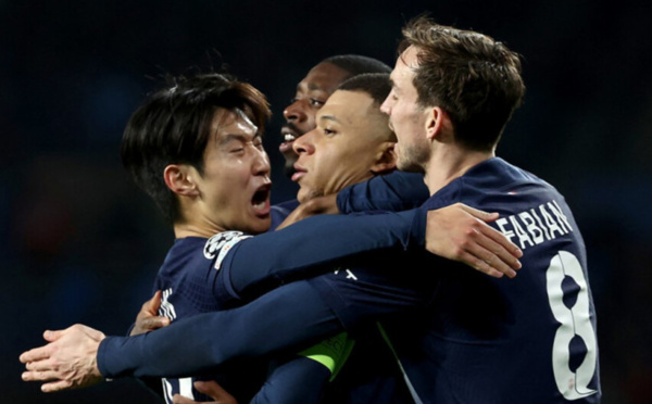 C1 : le PSG retrouve les quarts de finale et un Mbappé de gala