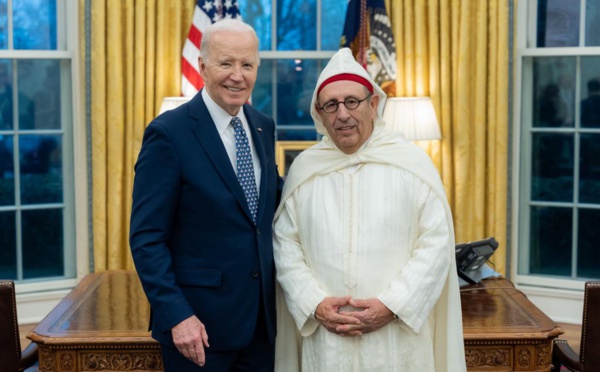 Le Président Joe Biden reçoit le nouvel ambassadeur du Maroc aux Etats-Unis, Youssef Amrani
