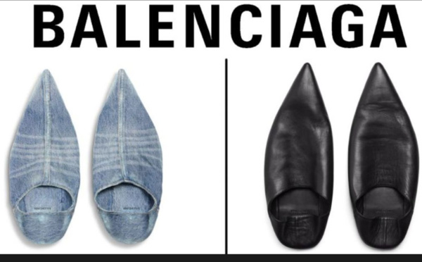 Balenciaga : polémique autour de ses mules inspirées des babouches marocaines