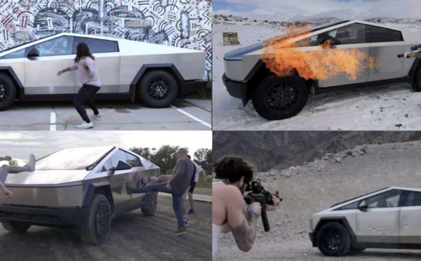 Tesla Cybertruck : pitié, arrêtez de le torturer !