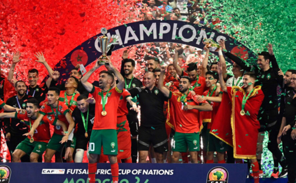 CAN de futsal : champions de cette édition, trois Lions de l'Atlas récompensés