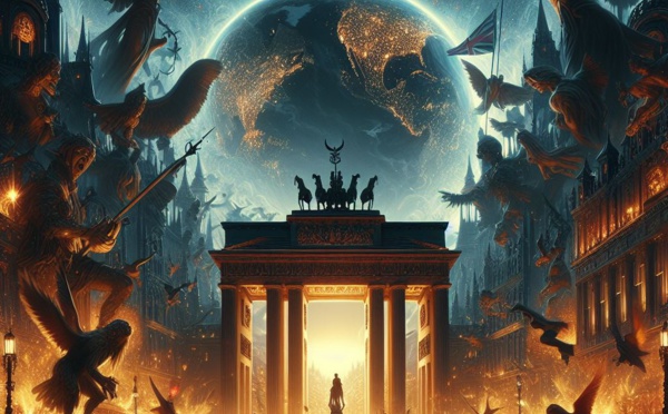 Lumières perdues de la paix, pleurent la guerre future