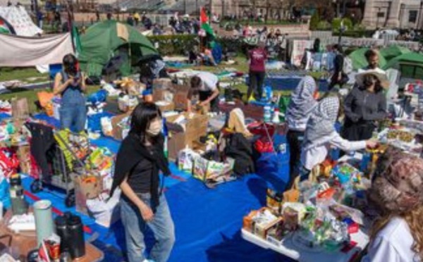 Les manifestations en soutien au peuple palestinien gagnent les campus au USA, en Angleterre sauf en France
