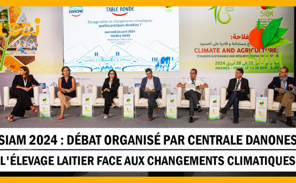 SIAM 2024 : débat de Centrale Danones sur l'élevage laitier face aux changements climatiques