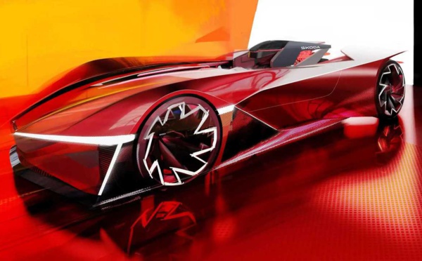 Skoda Vision : Un bolide électrique futuriste débarque dans Gran Turismo !
