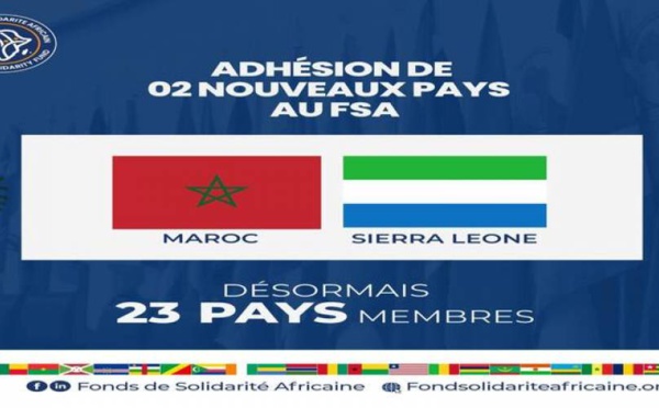 ​FSA : Le Maroc et la Sierra Leone rejoignent le cercle des Nations Unies
