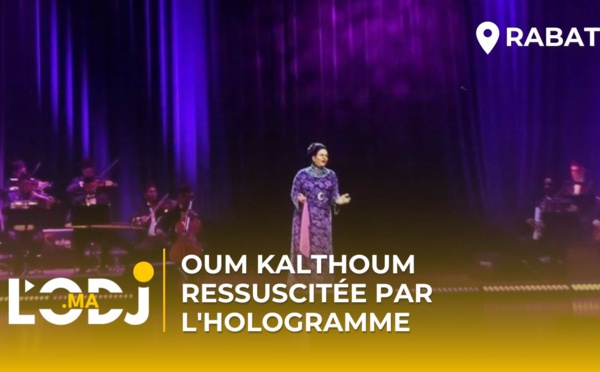 Oum Kalthoum ressuscitée par l'hologramme à Rabat devant un public empreint de nostalgie