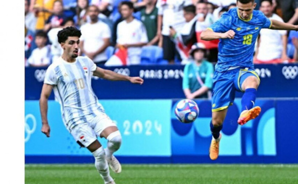 JO 2024 : L'Irak s'impose face à l'Ukraine, prochain adversaire des Lions de l'Atlas