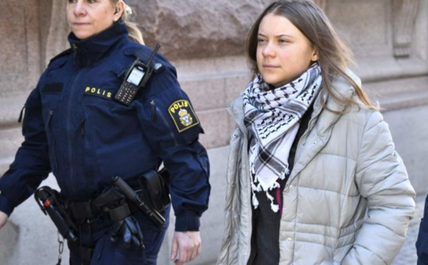 Greta Thunberg arrêtée après son secours pour Gaza contre Israël