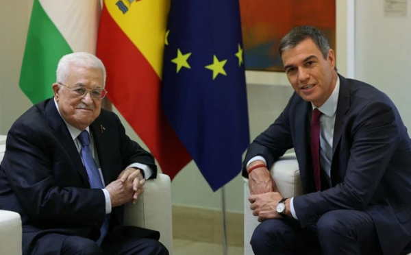 Mahmoud Abbas reçu à La Moncloa : l’Espagne réaffirme son soutien à la Palestine