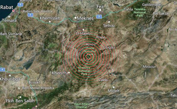 Azrou, tremble, mais résiste : un séisme de 4,4 réveille les montagnes de l'Atlas