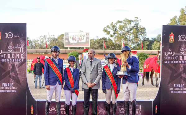 Oued Ykem remporte la 10e édition de la Coupe du Trône de saut d’obstacles