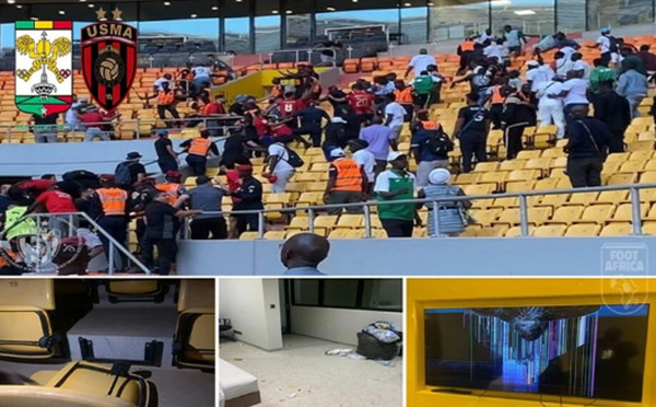 Tensions et affrontements lors du match ASC Jaraaf - USM Alger : la CAF réagit