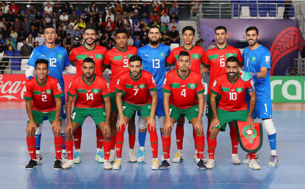 Les Lions de l'Atlas du Futsal enchaînent une deuxième victoire contre la Lettonie