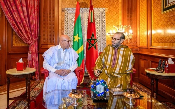 SM Le Roi Mohammed VI reçoit Mohamed Ould Cheikh El Ghazouani