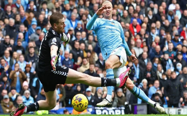 Manchester City en difficulté : match nul contre Everton après un penalty manqué de Haaland