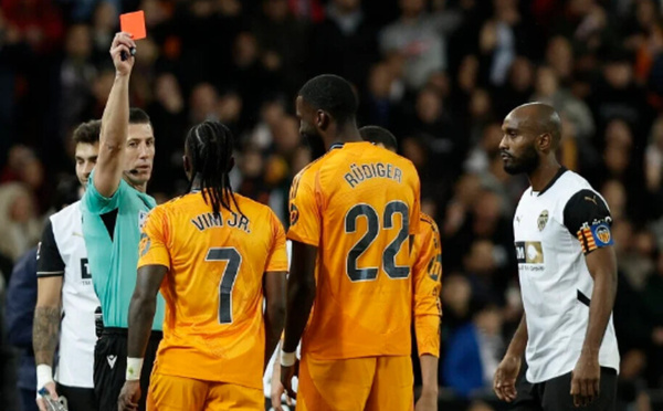 Vinícius Junior suspendu deux matchs pour comportement violent hors du jeu