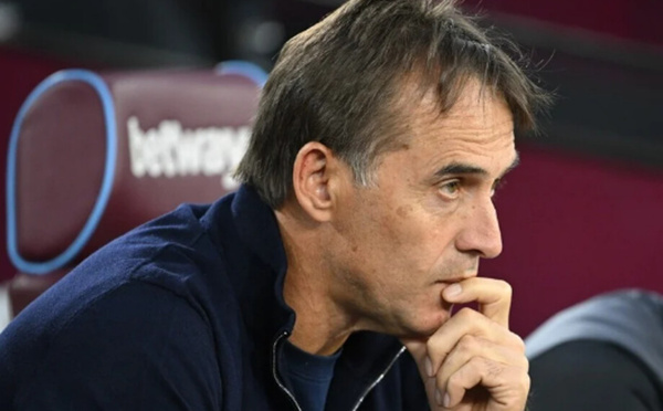 West Ham se sépare de Julen Lopetegui après un début de saison décevant