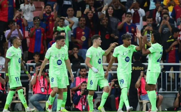 Gavi et Yamal offrent la victoire au Barça en demi-finale de la Supercoupe d’Espagne