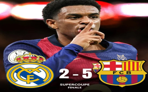 Le Barça écrase le Real Madrid en finale de la Supercoupe d'Espagne (5-2) : une victoire historique sous Hansi Flick