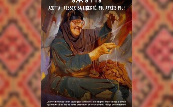 Parution du livre : Azetta, tisser sa liberté, fil après fil !
