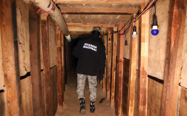 Trafic à la frontière : les autorités mexicaines scellent un tunnel illégal