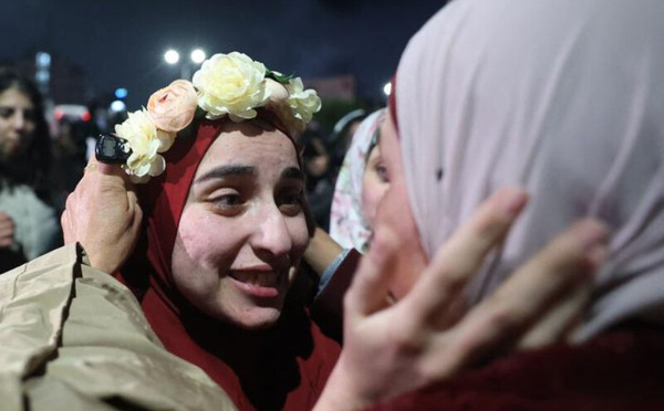 Cesser le feu : Libération de 90 otages palestiniens