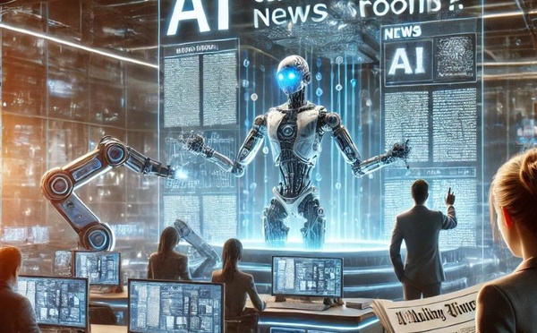 Quand l'IA rédige les journaux : vers une presse sans journalistes ? 