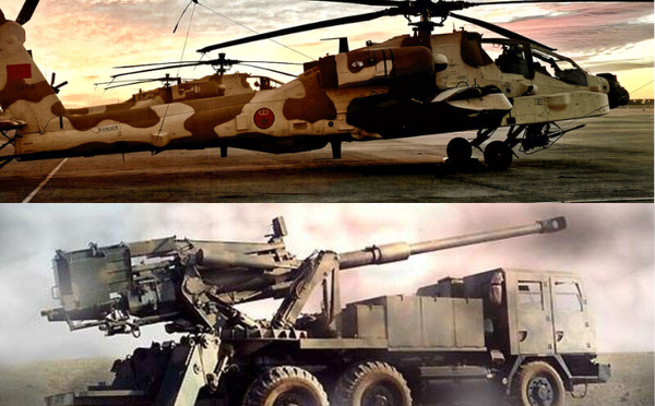 Apache et ATMOS : l’armée marocaine muscle son arsenal