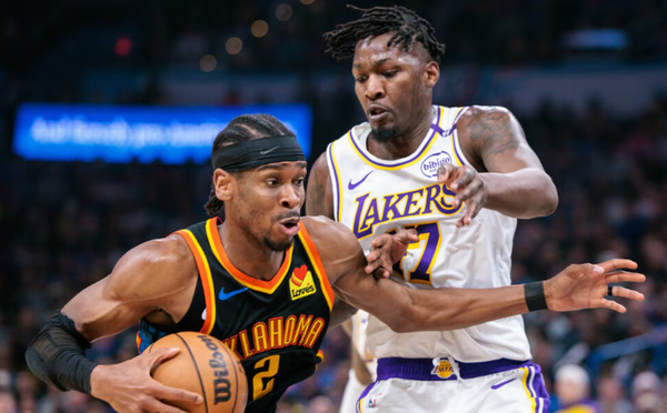 Les Lakers écrasent Oklahoma et se rapprochent des play-offs