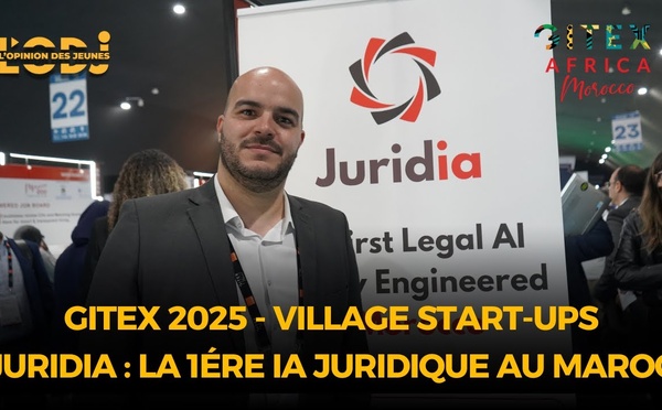 Gitex 2025 - Village Start-ups : Juridia, la 1ére IA juridique au Maroc