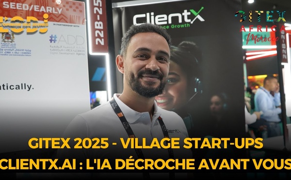 Gitex 2025 - Village Start-ups : ClientX.ai, l'IA décroche avant vous