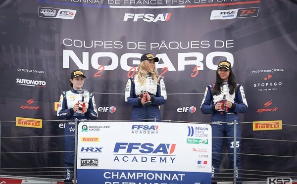 Formule 4    Après la pluie… le podium pour Sofia Zanfari