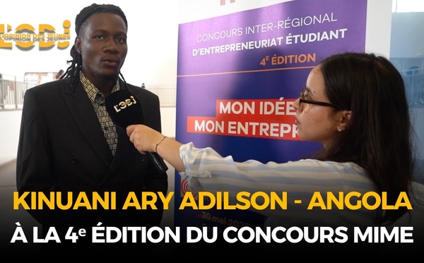 Kinuani ARY ADILSON - Angola à la 4ᵉ édition du concours MIME