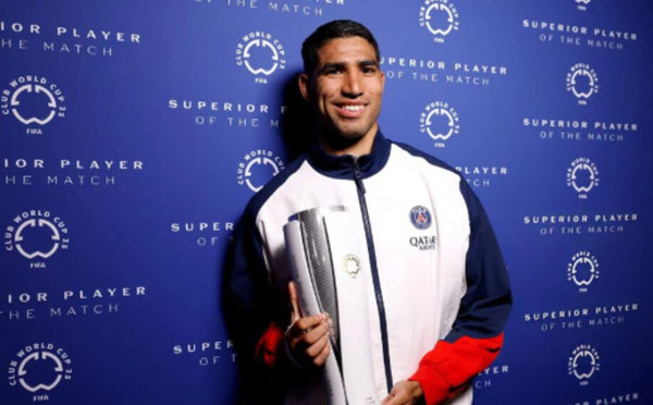 Achraf Hakimi brille une fois de plus avec le PSG lors de la Coupe du monde des clubs