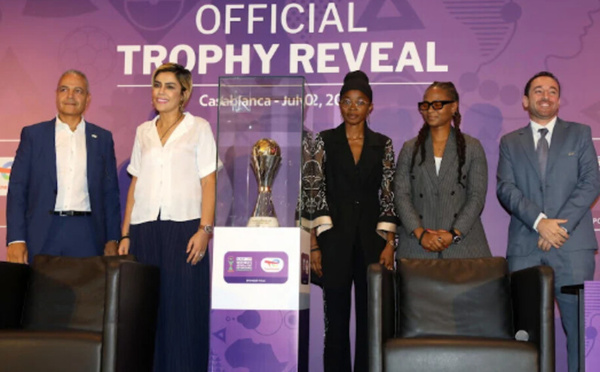 CAN féminine 2024 : la CAF dévoile un nouveau trophée symbolique à Casablanca