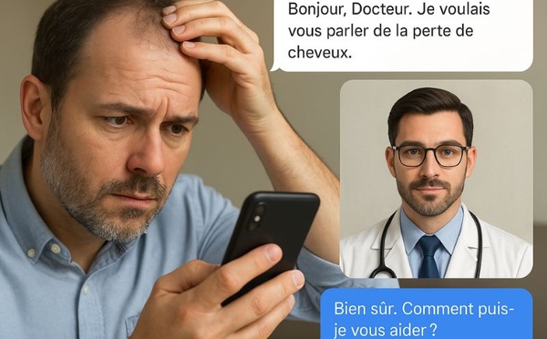Tchater avec notre conseillier en dermatologie au sujet de la perte de cheveux