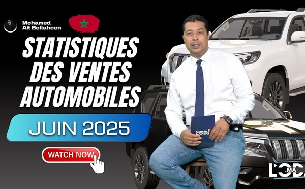 🚗 Analyse des statistiques des ventes automobiles au Maroc à fin Juin 2025 📊