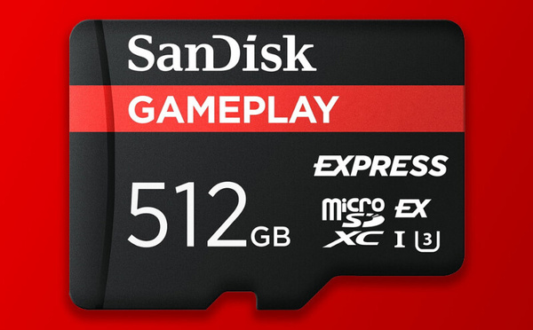 512GB microSD express cards target Switch 2 storage anxiety