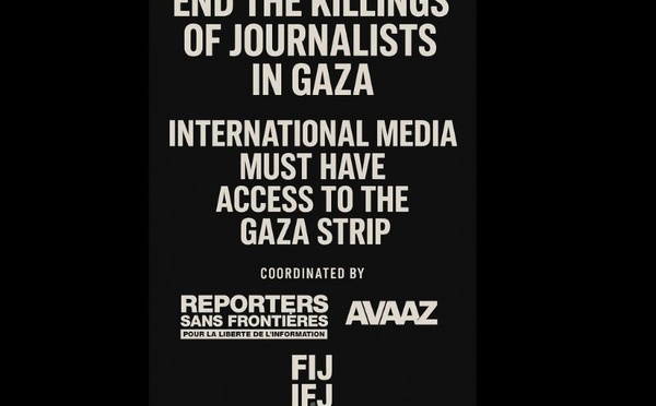 Une journée sans une : l’appel planétaire pour protéger les journalistes de Gaza