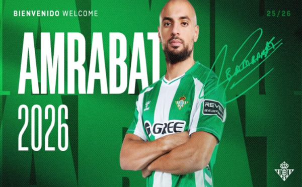 Sofyan Amrabat rejoint le Betis Séville en prêt de Fenerbahçe