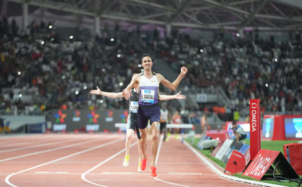 Soufiane El Bakkali et Salaheddine Ben Yazide en finale du 3000 m steeple aux Mondiaux de Tokyo