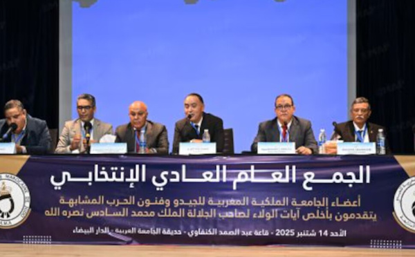 Judo marocain : Hafik El Kettani réélu à l’unanimité président de la FRMJAMA