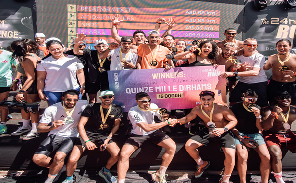 Première édition du 24H Run à Casablanca
