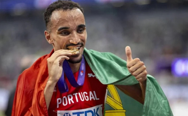 Issac Nader, le coureur d’origine marocaine, offre au Portugal l’or mondial sur 1500 m